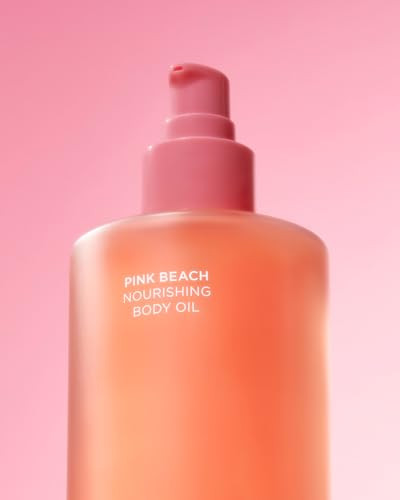 Saltair Signature Scents Body Care Bundle Jumbo Body Oil Pink Beach And Body Wash 2Packhydrating Cleanser And Moisturizing Aftershower Oil For Women And Men 10Oz