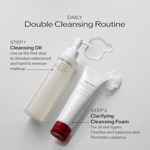 Shiseido Clarifying Cleansing Foam Cleanses Balances And Removes Impurities For Smoother Radiant Complexion For All Skin Types 125 Ml