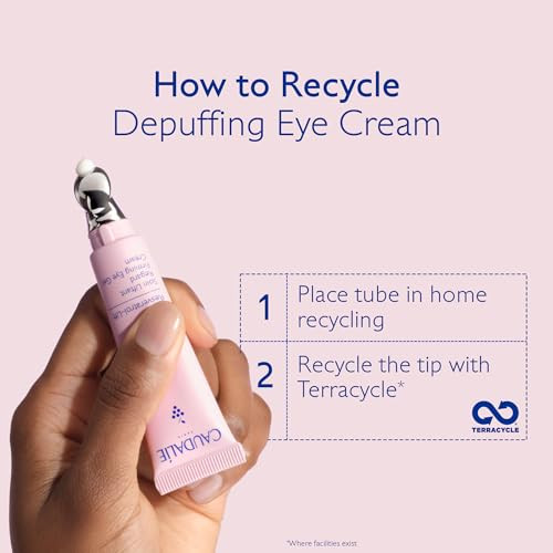 Caudalie Resveratrollift Depuffing Eye Cream With Peptides 15 Mlvisibly Firming Fragrancefree Gel Eye Cream With An Exclusive Patent Of Resveratrol Hyaluronic Acid And Vegan Collagen.