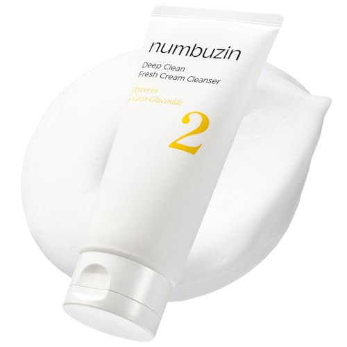 Numbuzin No.2 Cleansing Foamdeep Clean Fresh Cream Cleanserfoam Cleanser Gentle Exfoliation Deep Cleansing Natural Ingredientsblackheads Excess Oil Dead Skin Cells4.05 Fl. Oz.