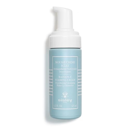 Sisley Paris Radiance Foaming Cream Depolluting Cleansing Makeup Remover And Face Wash All Skin Types 125 Ml