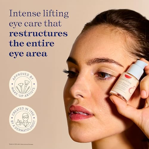 Embryolisse Intense Lift Eye Cream With Hyaluronic Acid antiaging Lifts Eyelids Reduces Wrinkles Dark Circles And Eye Bags Revitalizes The Under Eye Area Fragrancefree 0.5 Fl Oz