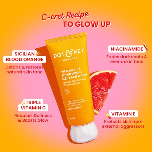 Dot and Key Dot And Key Vitamin C plus E Gel Face Wash Combo 175Gm Each Pack Of 2