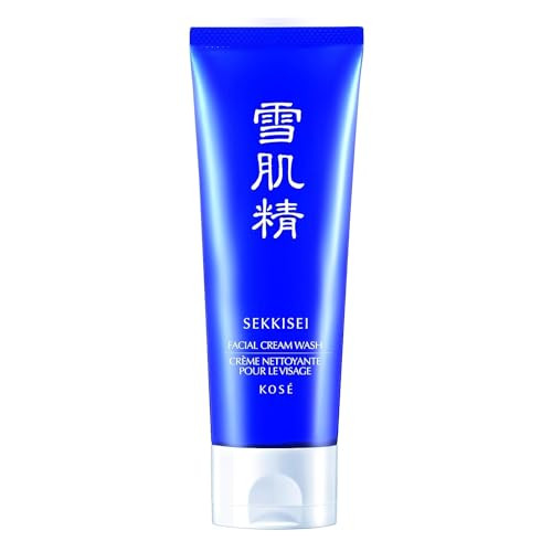 Sekkisei Facial Cream Wash Hydrating And Creamy Face Cleanser Moisturizing Gentle Foaming Formula Removes Impurities Dead Skin Cells And Excess Oil For All Skin Types 4.5 Oz