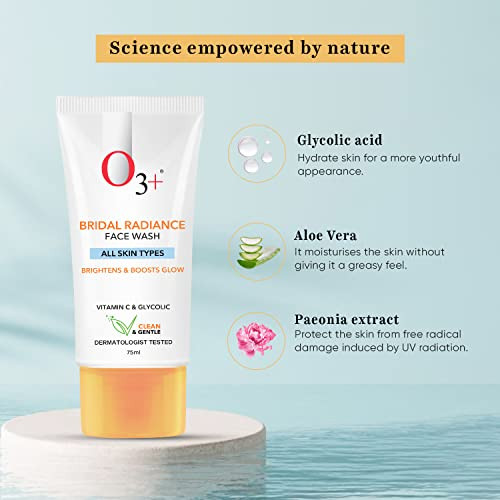 O3plus Bridal Radiance Facewash Deep Cleansing And Brightening 75G
