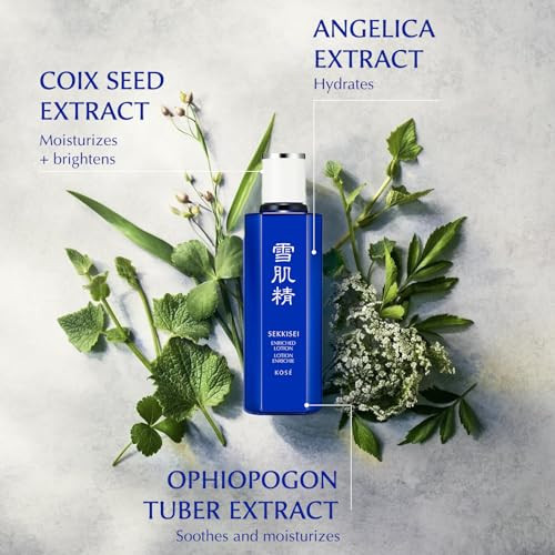 Sekkisei Lotion Enriched Liquid Toner And Hydrating Facial Moisturizer 6.7 Ounce