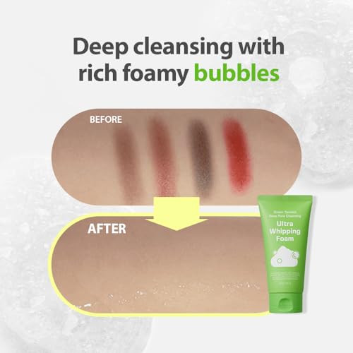 Sungboon Editor Green Tomato Deep Pore Cleansing Whipping Foam 4.24 Ozkorean Foaming Face Wash For Oily Skinblackhead Remover And Pore Minimizerhydrating Skincare