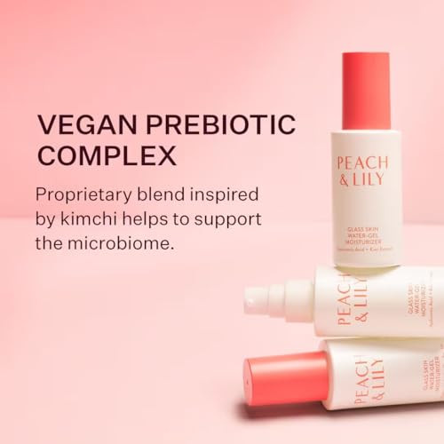 Peach and Lily Peach And Lily Skin Watergel Moisturizer Hyaluronic Acid Face Moisturizer Lightweight And Oil Chamomile Kiwi And Peach Self Care Vegan Cruelty Korean Beauty 1.69 Ounces
