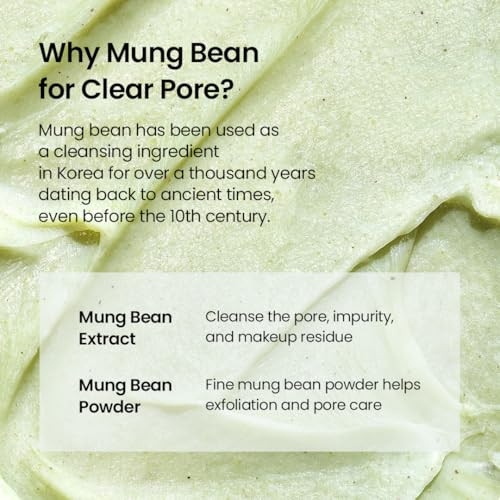 Beplain Mung Bean Phbalanced Cleansing Foamdaily Hydrating Vegan Cleanser For Sensitive Skinnonstripping Deep Pore Cleanserkorean Skincare2.7 Fl.Oz