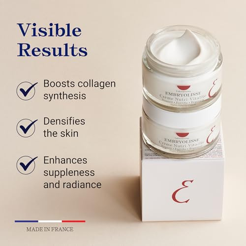 Embryolisse Nutrivitality Antiaging Ceramide Face Cream antiaging Moisturizer Helps Improve Firmness Elasticity And Radiance With Red Maple Extract For Mature And Sensitive Skin 1.69 Fl Oz