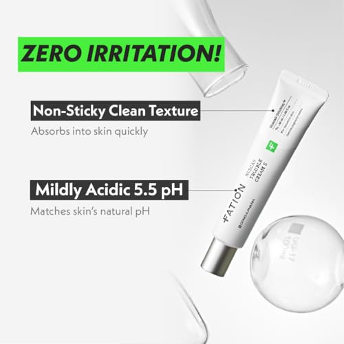 Fation Nosca9 Soothing Cream S Soothing Barrier Cream With 5Layer Ceramide Complex And Live Fresh Cica For Sensitive And Irritated Skin Korean Skincare 1.52 Fl Oz