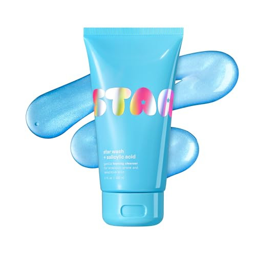 Starface World Starface Star Wash Salicylic Acid Foaming Face Cleanser dermatologist Tested Gentle Foaming Cleanser Fragrance 5 Fl Oz