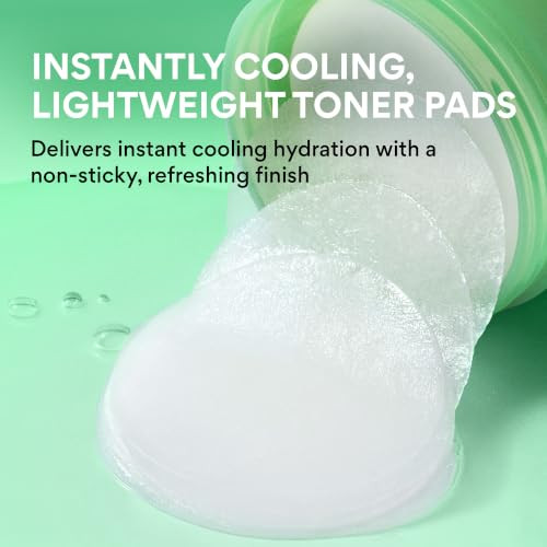 Innisfree Green Tea Panthenol Calming Toner Pads For Instant Cooling Hydrationhydrating Korean Toner Pads For Gentle Calming Pore Care