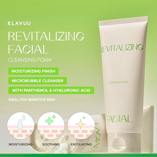 Klavuu Deep Pore Care Face Wash Hyaluronic Acid And Panthenol 5.07Ozmicro Bubble Formula Unclogs Pores Revitalizing For Sensitive Skin Herb Tea Complex Removes Makeup Fragrance
