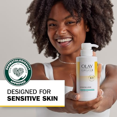 Olay Completeplus Hydrating Lotion Fragrancefree 3In1 Nourishing Face Moisturizer For All Skin Types With Vitamin B3 Vitamin E And Ceramides 10.1 Fl Oz