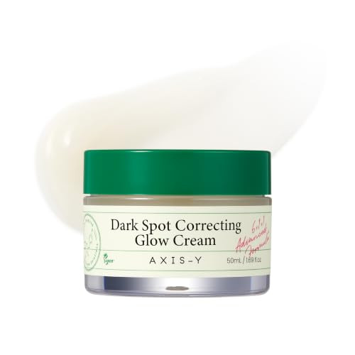AxisY Axisy Dark Spot Correcting Glow Cream Brightening Moisturizer For Face With 2% Alpha Arbutin 5% Niacinamide And Ceramides Hydrating Korean Skincare For Dark Spots And Uneven Tone 1.69 Fl. Oz.