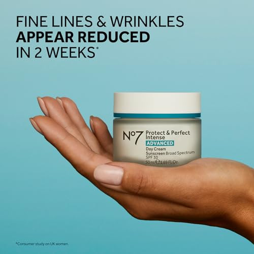 No7 Protect And Perfect Day And Night Face Moisturizer Bundle Includes Intense Advanced Day Cream With Spf And Intense Advanced Night Cream For Face 2Piece Bundle