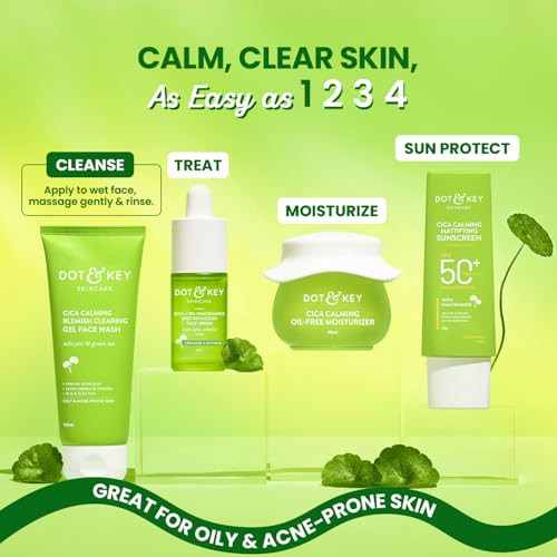 Dot and Key Dot And Key Cica Face Wash X 175Ml Pack Of 2