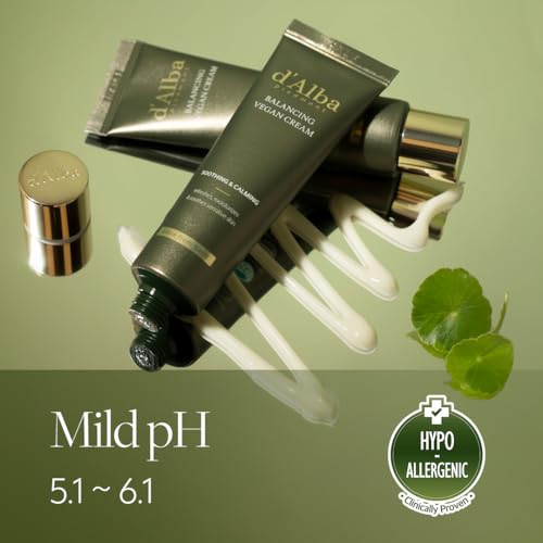 DAlba Piedmont Dalba Piedmont Italian White Truffle Mild Skin Balancing Vegan Cream Hydrating And Gentle Moisturizer Mild Ph Balancing Cream With White Truffles For Sensitive Skin Watery Lightweight Texture