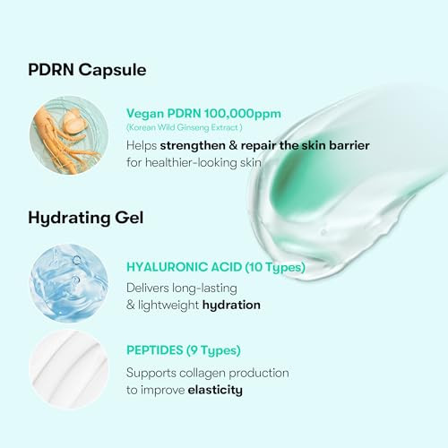 Vt Cosmetics Pdrn Capsule Cream 100 Hydrating Face Moisturizer With 100000Ppm Pdrn Hyaluronic Acid 9 Peptides Firming And Plumping Nourishing Cream Korean Skin Care 1.69 Fl. Oz.