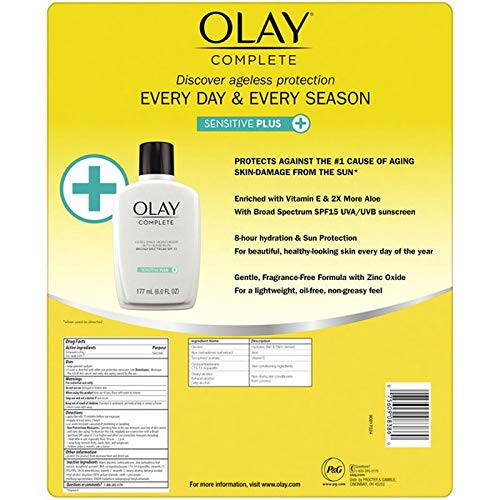 Olay Complete Uv Plus Moisturizercount 2 X 6 Fl Ounce Net Wt 12 Fl Ounce
