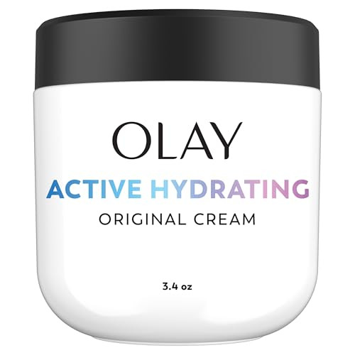 Olay Active Hydrating Cream Face Moisturizer For Women 48Hr Moisture Boost And Rich Hydration Antiaging Formula That Reveals Natural Beauty Oil And Nongreasy For All Skin Types 3.4 Fl Oz