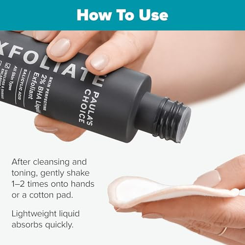 PaulaS Choice Paulas Choice Skin Perfecting 2% Bha Liquid Exfoliant Salicylic Acid Facial Exfoliator For Enlarged Pores And Resist Perfectly Balanced Foaming Facial Cleanser Face Cleanser With Hyaluronic Acid