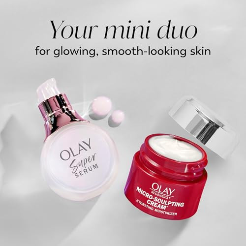 Olay Super Serum And Microsculpting Cream Mini Duo Kit Super Serum Msc 0.4 Fl Oz 0.5 Fl Oz