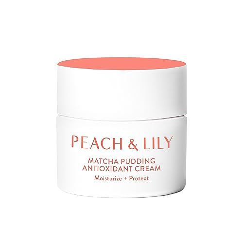 Peach and Lily Peach And Lily Matcha Pudding Antioxidant Cream Face Moisturizer Cream Protect And Hydrate Skin Green Tea Vitamin B3 Niacinamide Self Care Vegan Cruelty Korean Skincare 1.69 Fl Oz