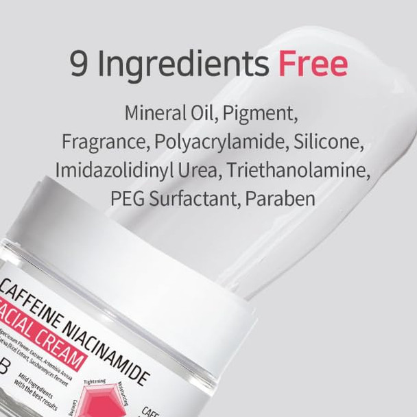 Aplb Caffeine Niacinamide Facial Creamcaff Niacin Cen 43.0% Korean Skincare Pore Care Deep Hydration And Soothing Elasticity Care 1.86 Fl.Oz