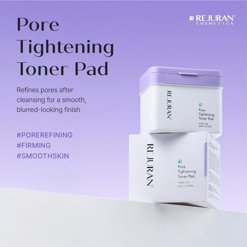 Rejuran Pore Tightening Toner Pads Pdrx 3% With Dot Cpdrn And Aha Bha Pha For Pore Care And Smootherlooking Skin Korean Skincare 60 Count