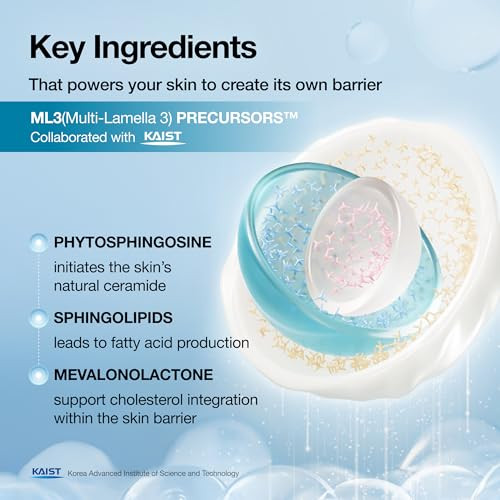 Anua Barrier Reboot Daily Moisturizer Ceramide Barrier Care Face Cream With Panthenol Lightweight Hydration For All Skin Types 120Hour Moisture Dermatologist Tested Korean Skincare 3.38 Fl Oz