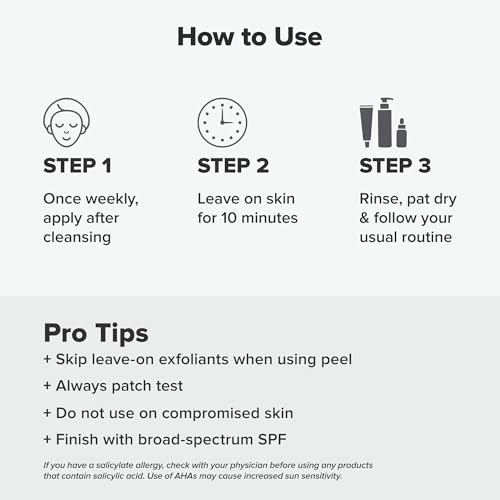 PaulaS Choice Paulas Choice Skin Perfecting 25% Aha plus 2% Bha Face Exfoliant Peel Facial Exfoliant Peel Rinse Off Treatment All Skin Types Fragrancefree 1 Oz