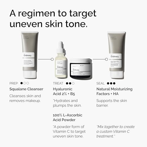 The Ordinary 100% Lascorbic Acid Powder Vitamin C Treatment For Antiaging 0.7 Ounce