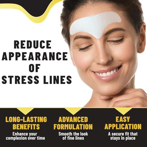 Tolevita Forehead Wrinkle Patchesforehead Lines Removerantiwrinkle Patches For Smoothing Fine Lines With Hydrogel Aloe Extract Collagen Vitamin E For All Skin Types 12 Pcs