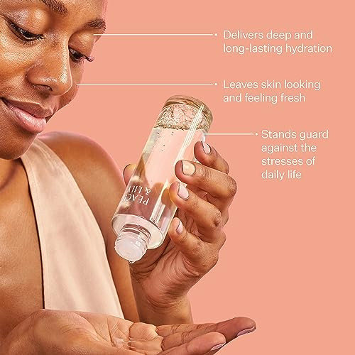 Peach and Lily Peach And Lily Wild Dew Treatment Essence Drench Plump And Prep Featherlight Hyaluronic Acid Adenosine Lotus Extract And Niacinamide Self Care Vegan And Cruelty Korean Beauty 3.38 Oz