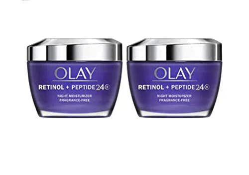 Olay Retinol plus Peptide 24 Fragrance Night Moisturizer 2 Packs 1.7 Oz