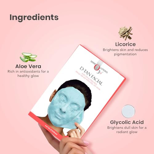 O3plus Facial Kit For Face 4Step Tan Removal And Brightening