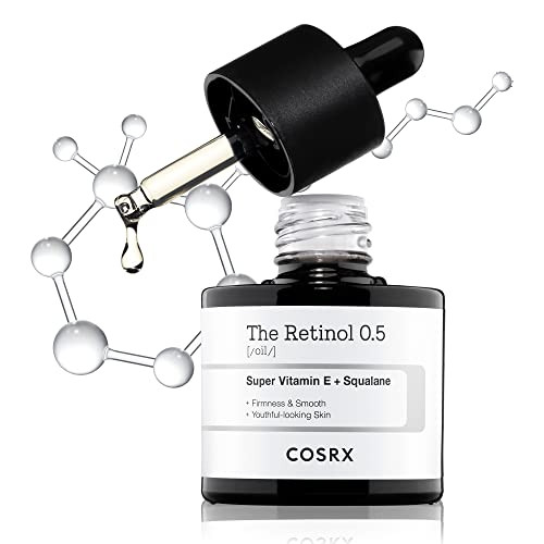 Cosrx Retinol 0.5 Oil Antiaging Serum With 0.5% Retinoid Treatment For Face Reduce Wrinkles Fine Lines Gentle Skincare For Day And Night Not Tested On Animals Korean Skin Care