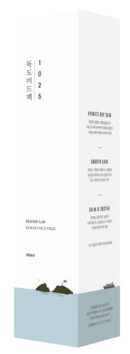 Round Lab 1025 Dokdo Mud Packget Rid Of Impurities Exfoliating And Moisturizing Unscented Natural Formula Solution For Clogged Pores And Excess Sebum 3.38Fl.Oz