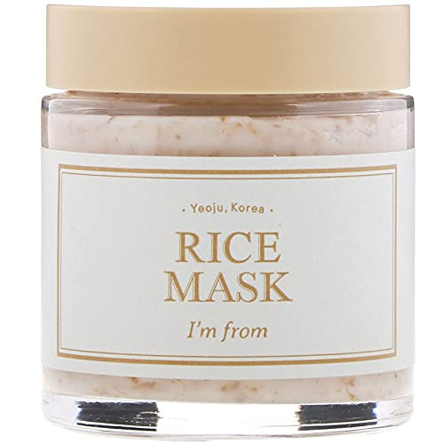 IM From Im From Rice Mask Gentle Exfoliating Wash Off Facial Mask For Dull Rough Skin Pore Clearing Remove Dead Skin Cells Uneven Skin Tone Smooth Skin Moiustirinzg Radiant 3.88 Oz