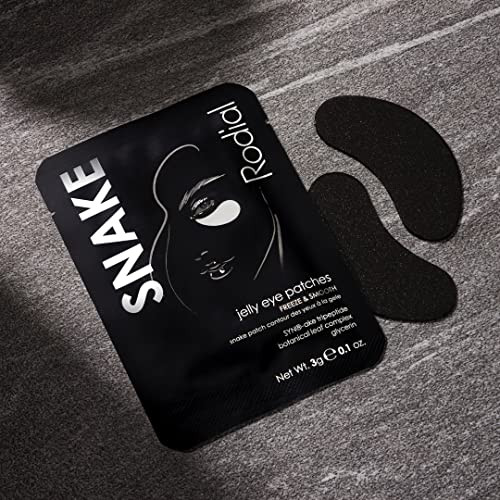 Rodial Snake Jelly Eye Patches 1 Sachet Rejuvenate And Firm Antipuffiness Formula For Under Eyes Firming And Smoothing Effect Botanical Extracts For Improving Skin Elasticity