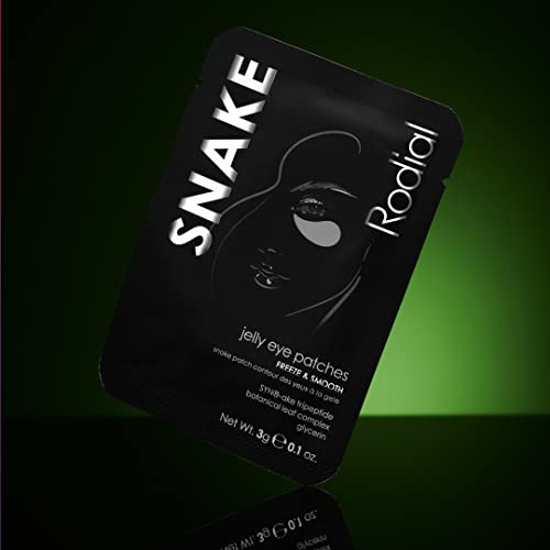 Rodial Snake Jelly Eye Patches 1 Sachet Rejuvenate And Firm Antipuffiness Formula For Under Eyes Firming And Smoothing Effect Botanical Extracts For Improving Skin Elasticity