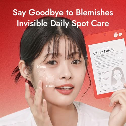 Mizon Good Bye Blemish Clear Patch Invisible Korean Acne Pimple Covering Zits Waterproof Nondrying Thin Cover Excellent Skin Adhesion Patch Spot Cover 44Ea