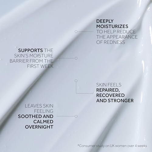 No7 Derm Solutions Skin Barrier Repair Night Cream And Redness Corrector For Face Cica Restoring Overnight Treatment Hydrates Calms And Soothes For Sensitive Rednessprone Skin 1.7 Fl Oz