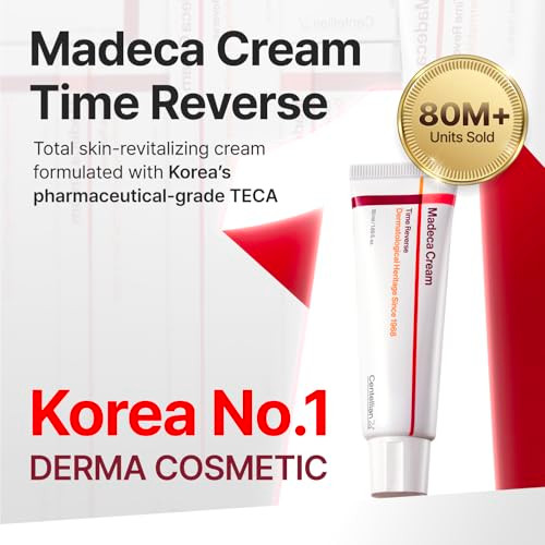 Centellian 24 Madeca Cream Time Reverse plus Derma Intensive Mask Setfirming Cream And Mask Set With Teca And Centella Asiatica For Wrinkles Hydration And Soothing plus 10 Sheet 1.69 Fl Oz