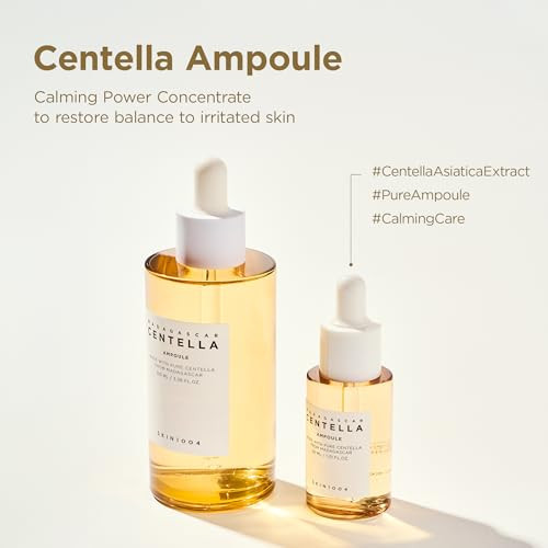 Skin1004 Madagascar Centella Ampoule Kit 4Ea X Travel Size Face Serum Collection Korean Skincare Set With Centella Ampoule And Hydrating Serum For Soothing Care Korean Skin Care 1.10 Fl.Oz 30Ml