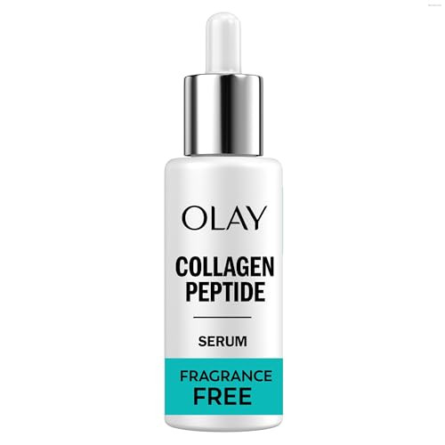 Olay Collagen Peptide Visibly Firming Face Serum Fragrance Anti Aging Serum For Hydration And Smoothing Skin Collagen And Vitamin B3plus Fast Absorbing Non Greasy 1.3 Fl Oz 40 Ml