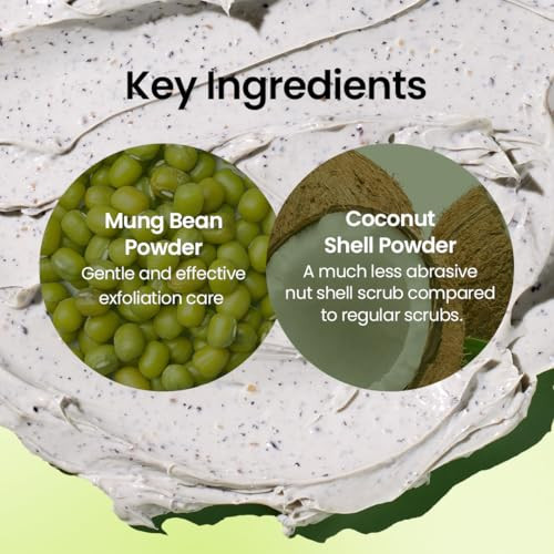 Beplain Mung Bean Pore Clay Mask Blackhead Facial Exfoliator 4.05 Fl Oz