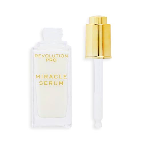 Revolution Beauty London Revolution Pro Miracle Serum Hydrating Face Serum 1 Ozhelps Dullness And Uneven Skin Tone With Hyaluronic Acid And Niacinamide Vegan And Crueltyfree